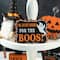 Glitzhome® Halloween Wood Word Signs & Fabric Gnome Décor Set